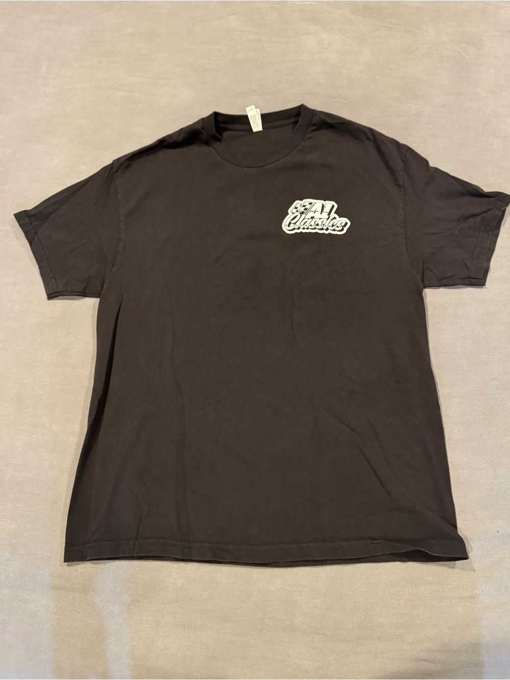 A1 Classics Black Graphic Crewneck T-Shirt